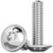 Drenky Viti M5 Testa Bombata, Viti Torx M5x25mm Testa Bombata Con Flangia ISO 7380-2 Bullone Meccanico Acciaio Inox A2 V2A Completamente Filettatura Completa, 20 Pezzi