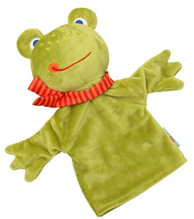 VICASKY Frosch Handpuppe Für Junge Mädchen Kuschelig Weiches Stofftier Interaktives Spielzeug Puppentheater Für Kleinkinder Eltern-Junge Mädchen-interaktion Und Fantasieentwicklung