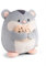 NICI MYMOCHI Kuscheltier Hamster Shai 27cm mit Keks grau - Stofftier aus weichem Plüsch, niedliches Plüschtier zum Kuscheln und Spielen, für Kinder & Erwachsene, tolle Geschenkidee - 61156