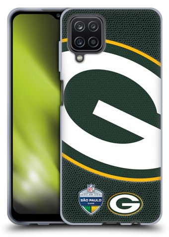 Head Case Designs Offizielle NFL São Paulo Packers Internationale Spiele 2024 Soft Gel Handyhülle Hülle kompatibel mit Samsung Galaxy A12 (2020)