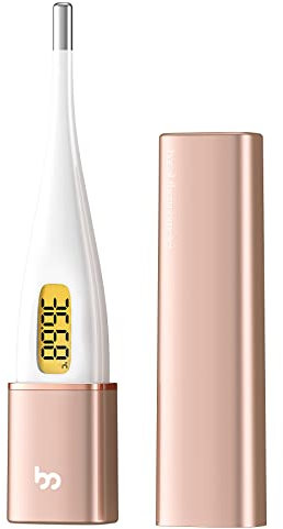 Basaltemperatur Thermometer Kinderwunsch Fruchtbarkeitsthermometer für Fruchtbarkeit- und Eisprung-Tracking (Gold)