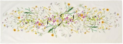 Sander - Tischläufer - Erba , 50 x 140cm - Blumen, Floral