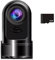 Breeshy Mini Caméra de Tableau de Bord ADAS Rotative à 360° HD 1080P, Caméra Tableau Bord pour Voiture avec Carte 32 Go, Mode Stationnement 24h/24/Vision Nocturne/Détection de Mouvement