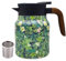 Teapots with Infuser, Vintage Thermos Teapot, Floral Teapot with Handle, 316 Stainless Steel Tea Thermos for Home Offices
