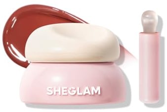 SHEGLAM Hydra Jelly Pocket Lip Jam Hydrating Nourishing Lip Gloss Moisturizing Lip Makeup-Fig Flirt