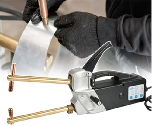 ZHJOPP Double-sided Spot Welder, Portable Electric Spot Welder for Mild Steel and Stainless Steel Repair, Sheet Metal Repair Tool