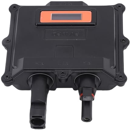 Yechiry Banca di Alimentazione del Pannello Solare 65 W, Caricabatterie con Pannello Fotovoltaico Solare in Rapido Addebito con Display di Conversione di Potenza, Ideale per la Banca di