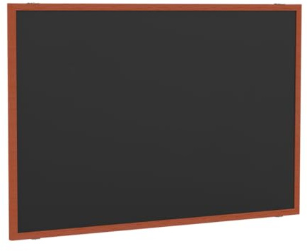 Magnetische Kreidetafel - Schwarz & Holzoptik (90x120 cm)