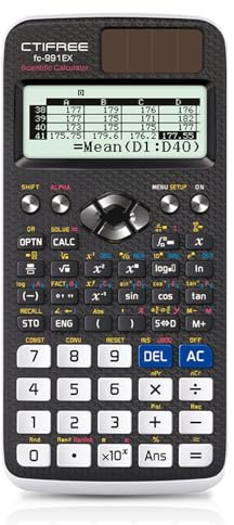 SGZIOO Scientific Calculators with 552 Functions, Solar and Battery Dual Power, Scientific Calculator for Secondary School, Calculator School Scientific for University, Postgraduate, Engineer