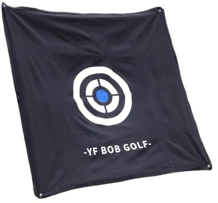 Nsaroche Golf Hitting Target Tela de Objetivo de Golf Lona para Entrenamiento en Patio Red de Golpes para Mejorar Aiming Apto para Ejercicio Deportivo Adecuada, Negro