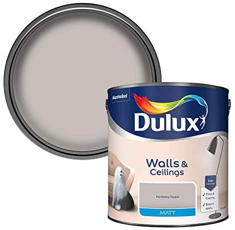Dulux - 500006 - Bote de pintura mate, 2,5 litros, azul ópalo, gris, 500006
