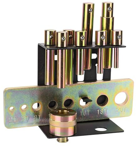 Industrie Druckstück Satz mit Druckstücklehre für Werkstattpresse Presse 9tl