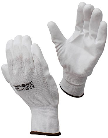 VOREL 74081 - Arbeitshandschuhe, Weiß, 22,9 cm