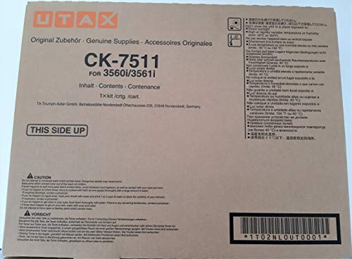 Utax 623510010 Original Tonerpatrone Schwarz 1 Stück(n) - Toner für Laserdrucker (Schwarz, 1 Stück)