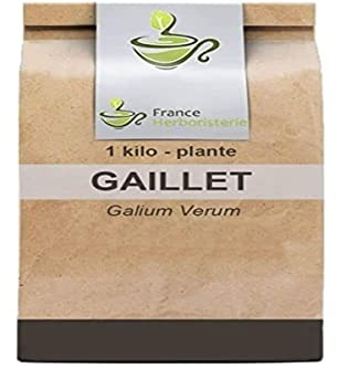 Kräutertee Gaillet 1 KILO (Wachtel Milch) Pflanze Galium verum.