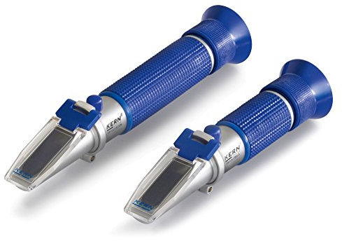 KERN Optics Analog Refraktometer mit ATC, Anwendungsbereich Industrie/KFZ, Blau, -50-0 °C EG Skala, Teilung 1 °C, -50-0 °C PG Skala, 1 °C Teilung