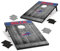 Wild Sports 2'x3' MDF Wood NFL Buffalo Bills Cornhole Set - Grey Wood Design