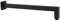 Braccio per soffione doccia - 40cm - nero - 2605B