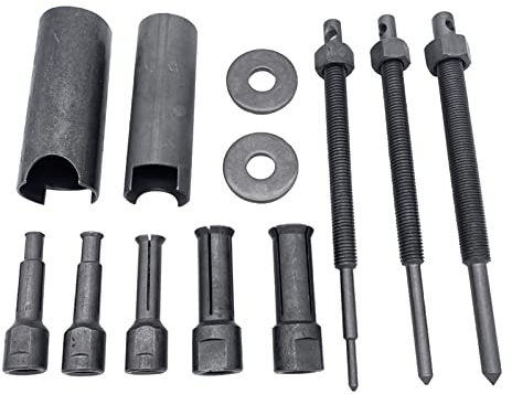 Geevorks Extractor de Rodamientos Internos Bicicleta Herramientas Especiales para Rodamientos Cigueñal, Kit de Herramientas de Extracción de Rodamientos Moto, Extractor de Rodamientos de 8 Piezas