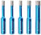 Punte Trapano Diamantate 6/6/6/8/10mm- BRSCHNITT foretto diamantato per Gres Porcellanato Piastrelle Ceramica granito Marmo(5 pezzi)..