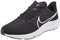 NIKE Men's Air Zoom Pegasus 39 Sneaker, Black White Dk Smoke Grey, 11.5 UK