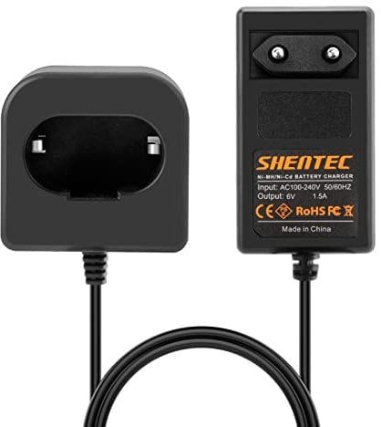 Shentec Ni-MH 6V Batterie Chargeur Compatible avec Paslode 404717 B20544E BCPAS-404717 404400 900400 900420 900600 901000 902000 B20720