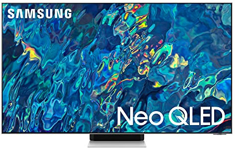 Samsung TV 65 QE65QN95BATXZT NEO QLED 4K, Quantum Matrix, mini LED, Processore Neural Quantum, Infinity One Design, Anti-riflesso, Attachable Slim One Connect, Dolby Atmos e OTS+