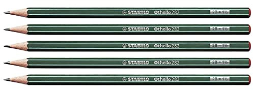 STABILO Othello Bleistifte, sechseckig, 2B, 5 Stück