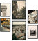 Nacnic Satz von 6 Bilder Vintage Paris. Ästhetische Wandkunstdrucke für Schlafzimmer oder Wohnzimmerdesign. Größen A3 & A4. Mit schwarzer Rahmen.