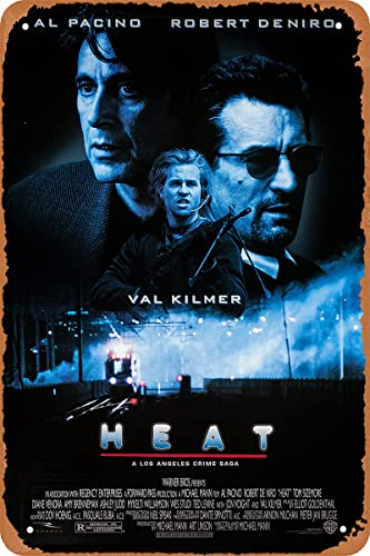 Heat (1995) Classic Movie Tin Sign Vintage Retro Home Decor Bar Metal Poster 20x30cm