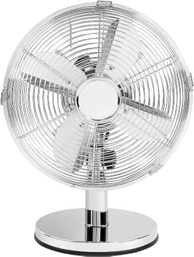 night zone 12 Metal Desk Standing Pedestal Fan With 3 Speed Cool Home Office Oscillating Fan