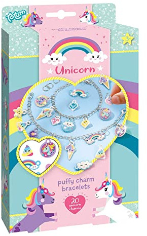 Totum Unicorn Puffy Charm Bracelets