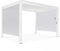 Oviala Pergola bioclimatique 3x4m autoportée et 2 Stores 2,66 x 2,34 m Blanc