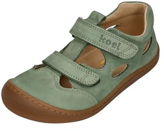 KOEL Barefoot Kinderschuhe - Deen Nappa - Olive, Größe:28 EU