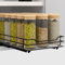AIRUJIA Especieros Para Cocina, Organizador Armarios Cocina, Organizador Especias, Organizador Cocina, Especiero Adecuado Para El Hogar Y La Cocina 26.4 * 17.2 * 5.6CM