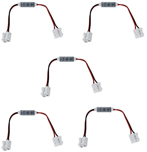 LLKOZN 5X LED Stroboskopisch Regler Blinkende Muster und Geschwindigkeitseinstellung