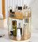 FIVAVA Make Up Organizer, 360°Drehbar Kosmetik Schminktisch Organizer, Multifunktion Schminktisch Organizer, Kosmetikbox Zubehör für Dresser Schlafzimmer Badezimmer, Bernstein