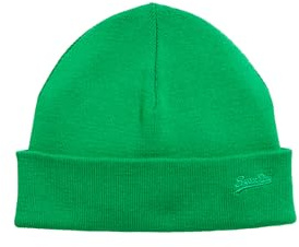 Superdry Herren Vintage Logo Beaniemütze Dunkelgrün 1SIZE