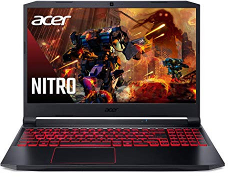acer Ordinateur portable de jeu Nitro 5, 10e génération, Intel Core i5-10300HH, NVIDIA GeForce GTX 1650, écran IPS Full HD de 15,6, DDR4 16 Go, SSD NVMe 1 To, Wi-Fi 6, clavier rétroéclairé, Alexa