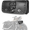 Quixofiber Werkzeugtasche PU-Leder Gabeltasche 3D Totenkopf Motorrad Lenker Wasserdicht Gabelhalter Universal Motorrad Zubehör Paket
