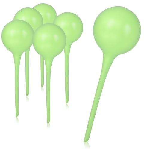 com-four® 6X Irrigazione Automatica per Piante d'appartamento - Distributore d'Acqua per Piante - Sfera per innaffiare i Fiori - Hydrospikes - 345 ml (03 Pezzi - Verde)