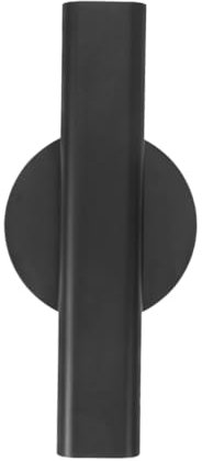 Gogogmee Nordische Wandblumenröhre Großer Metall Wandblumenvasehalter Schwarz Für Frische Blumen Esszimmer Büro Wanddekor