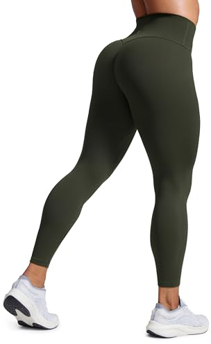 CRZ YOGA Secretsculpt Leggings 25 Olive Green 12
