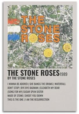 JUNZHAN The Stone Roses Album Art Wall Poster - 12x18inch (30x45cm) Unframed Style-8 for Living Room, Bar, Restaurant Decoration