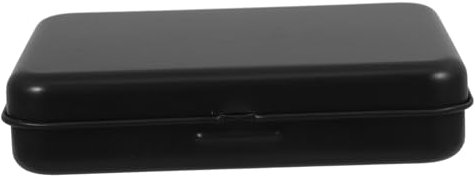 Box Iron Storage Box Cards Display Case Safe for Money Coin Collecting Supplies Dvd Storage Binder Caja Fuerte CD Holder Personal Safe Mirror Coin Collection Holder Black Tinplate