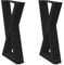 vidaXL Pieds de table basse 2 pcs noir 38x(42-43,3) cm acier, table basse de jambe de table, pied de table basse en acier, pied de table de meuble
