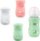 GIUSOBG Housses de Biberon Silicone Lot de 3 étuis en Silicone pour Biberons Avent en verre Naturel Compatible en Verre de 8 oz étui de Protection Incassable Sans BPA