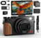 NBD 5K Digitalkamera 64MP mit 18X Zoom & Vlogging-Funktion, 3 180° Drehdisplay, 4K/60fps Video – Leicht 238g + 32GB Karte & 2 Akkus(Schwarz)