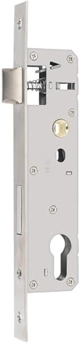 Serrure à cadre tubulaire, serrure à mortaise en acier inoxydable, distance 85 mm, distance au canon 30 mm