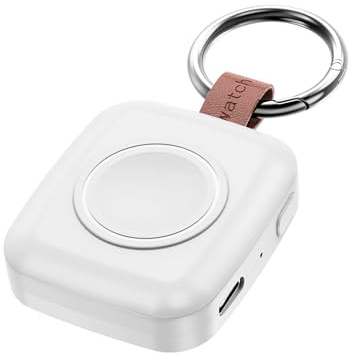 Portable Charger for Apple Watch,Magnetic iWatch Power Bank 1200mah | Camping Travel Essentials Charger for Apple Watch 11/10/9/8/7/6/Se/5/4/3/2/1/Ultra/Ultra 2 (White)
